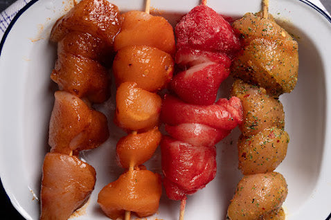 Chicken skewers