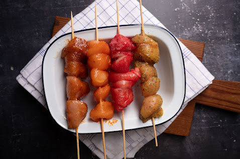 Chicken skewers